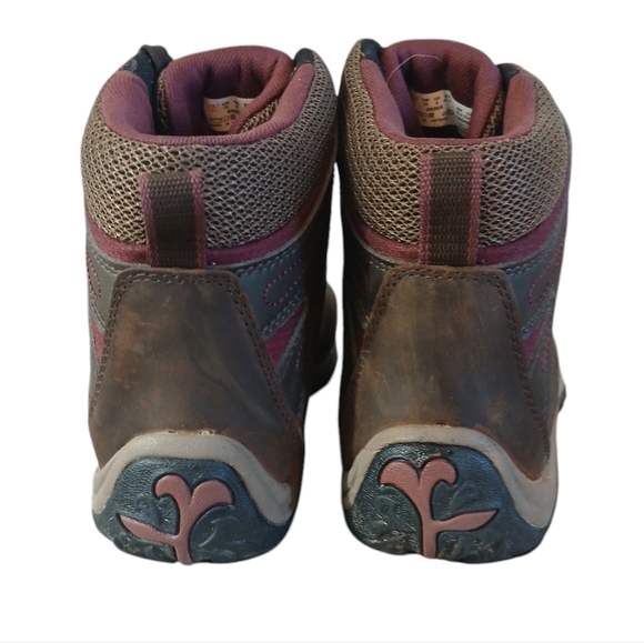 Timberland Norwood Mid Hiking Boot Distressed Brown Waterproof Leather size 10 - Picture 8 of 12